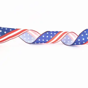 6.3CM Independence Day Ribbon (5m-55g) / National flag style