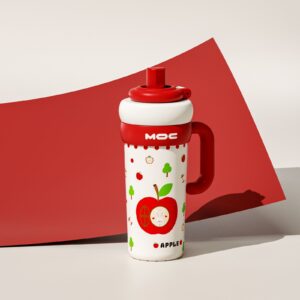 （☆316 stainless steel ceramic covered liner●Tea and water separation) red apple house 750ml / 750ml