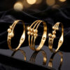 oly-d75cf77e1e03ae7a0f1e2b72bf7e983e Wholesale Stainless steel electroplated gold beads, non-fading jewelry, titanium steel bracelet