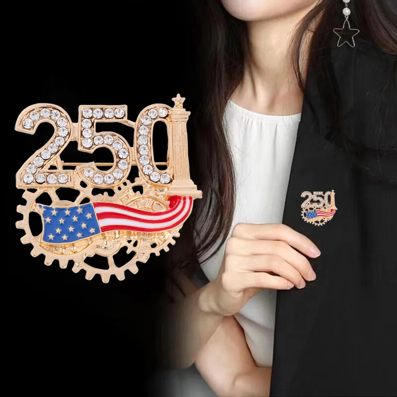 Wholesale National Flag Pin Made Of Zinc Alloy Featuring Electroplated Craftsmanship