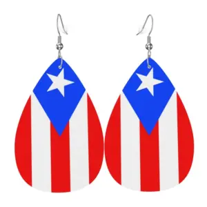 Beautiful National Flag Earrings【04】 / Source Factory【Same-day Shipping】