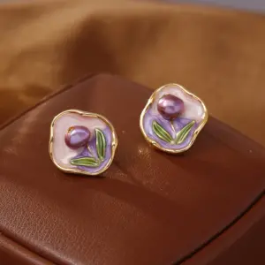 18K Gold + Taro Purple