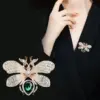 Wholesale New Fashionable Colorful Women's Brooch Pin Stylish Retro Accessory For Western Suit Anti-Light Zinc Alloy Jewelry