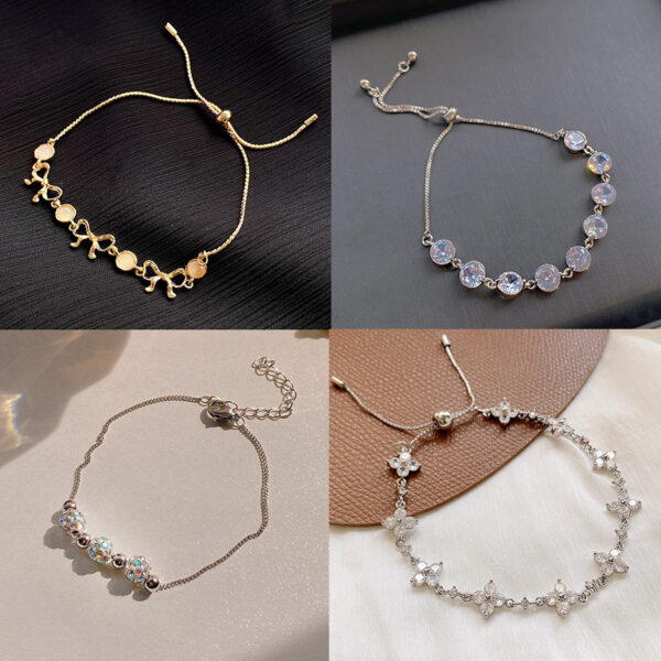 Wholesale ins style super fairy love titanium steel bracelet female niche all-match light luxury high-end lovers jewelry