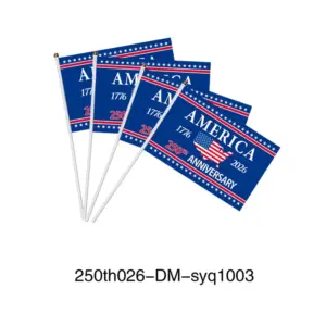 【20 Pieces】Wooden Flag Poles 10*15cm / 250th026-DM-syq1003