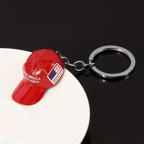 Wholesale American Flag Key Chain Made Of Durable Zinc Alloy, Stylish And Patriotic Accessory