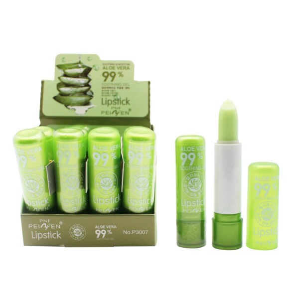 Wholesale aloe lipstick color change lip balm moisturizing waterproof anti-dry temperature change lipstick