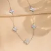 Wholesale Lucky Heart Jewelry Set For Women By Litmus, 304 Stainless Steel With 18K Real Gold PVD Coated, Featuring Cable Chain