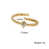 Wholesale PVD Coated Real Gold Plated Geometric 304 Stainless Steel Casual Simple Style Waterproof Non Tarnish Open Rings