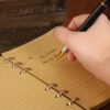Wholesale Factory wholesale notebook popular strap creative retro Kraft paper hand book