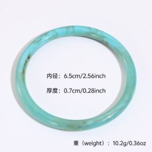 10# bracelet-blue-green-round-narrow face