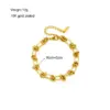 Wholesale PVD Coated Solid Color 304 Stainless Steel Classic Style Waterproof Non Tarnish Bracelets Necklace