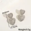 Wholesale 1 Pair Elegant Simple Style Heart Shape Inlay Copper Zircon 16K Gold Plated Drop Earrings