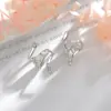 Wholesale Punk Style Snake Shaped Dangle Earrings Multi-Layered Zirconia Clasp Non-Pierced Clip-Ons For Women Animal Pattern Copper