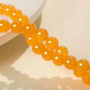 7A Yellow Agate / 4mm/piece (around 95 Pieces)