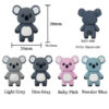oly-d8a8c0e63d3e5d3ab0cc55b0c74bf0b4 Wholesale 3D three-dimensional silicone beads loose beads baby animal koala tooth glue anti-drop chain accessories beaded in stock