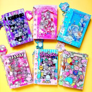 Wholesale Sanrio acrylic rocking notebook cross-border tremolo TK explosions loose-leaf diy rocking A7A5