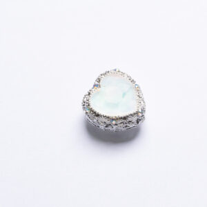 20mm peach heart mocha white