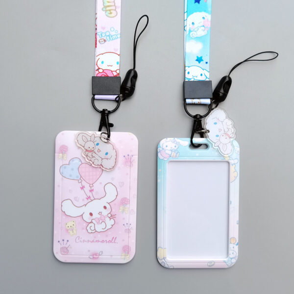 oly-d8e0dbe55630bb64966d0ca3901c1228 Wholesale Cartoon Animation Hard Bus Push-fit Card Sleeve Thermal Transfer Student Campus Card Polyester Lanyard Card SLO OLY Exclusive