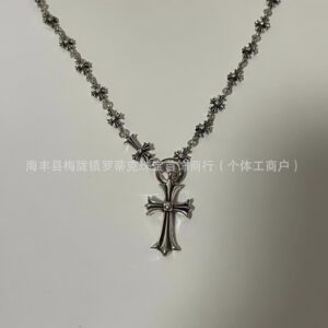 Ring cross necklace