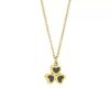 Wholesale Titanium steel four-leaf clover necklace, titanium steel colorfast clavicle chain