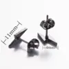 Wholesale PVD Coated 18K Gold Real Gold Plated Lightning 304 Stainless Steel Fashion Waterproof Non Tarnish Ear Studs