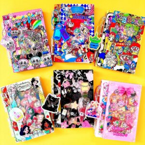 Wholesale Acrylic shake notebook notebook cross-border trembles TK explosions loose-leaf diyA7A5 small new kitty