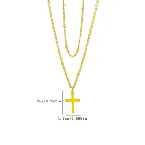 Double layer cross