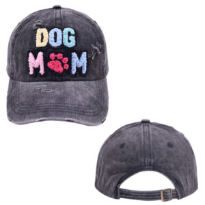 Black-DOG MOM baseball cap / Adult style
