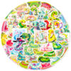 oly-d9af9e9b805b3b9e2ec54ea6a6a492f8 Wholesale Sell 50 cute cartoon snake stickers reptile cartoon snake personality graffiti stickers