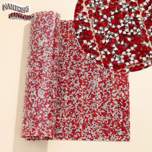 16 big red pointed bottom rhinestone style / Pointed bottom rhinestones with resin cylindrical hot melt square adhesive tape [full piece 24*40cm small square 3*4cm]