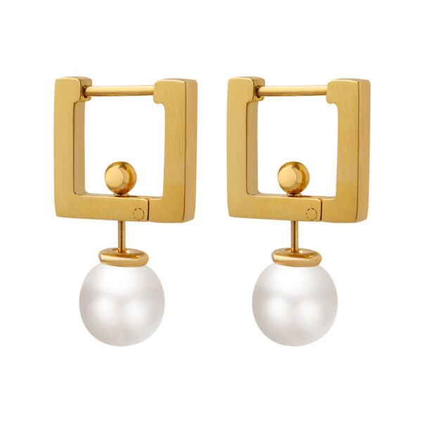 Wholesale  Imitation Pearl Niche Earrings One Decoration Three Wear  Valentine's Day Gift Earrings Jewelry