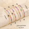 Wholesale IG Style Ethnic Style Bohemian Heart Shape Copper Beaded Inlay Zircon Bracelets