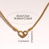 Wholesale  High-grade Valentine's Day Titanium Steel Necklace Forever Love Love Stainless Steel Clavicle Chain