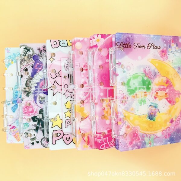 oly-d9fa0e8c7c9c50464e9d82b5209f94a2 Wholesale Acrylic Notebook Handbook Exquisite Loose-leaf Book A7A5 OLY Exclusive