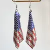 oly-da12a32a87205ee161efdf24bebc1b87 Wholesale American Flag Rainbow Zebra Spot Aluminum Sheet Metal Mesh Earrings Party Nightclub Fashionable Geometric Pattern Ear Jewelry