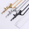 Wholesale Stainless Steel 18K Gold Plated Retro Pistol