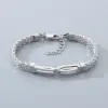 Wholesale Geometric Simple Style Men's Bracelet In 304 Stainless Steel With 18K Real Gold Plated PVD Coating 0.03µm
