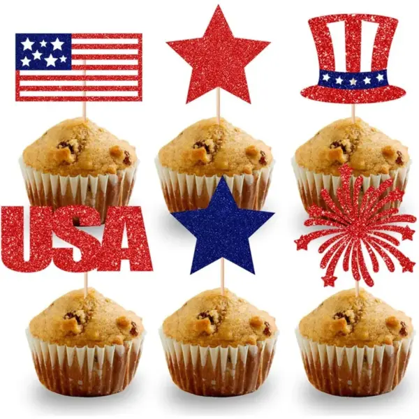 Wholesale Independence Day Party Cake Decorating Supplies In Paper For Festive Celebration