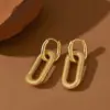 Wholesale Trendy Stainless Steel Earrings For Women Multi-Style Luxury Fashion Geometric Waterdrop Heart Shaped Jewelry Accessories