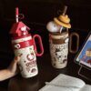 oly-daa8424ade97bd7c8dcbc54a9a91b445 Wholesale Snoopy Ice Cup Insulated Cold Water Cup 316 Stainless Steel Insulated Cup Cartoon Outdoor Sports Straw Cup