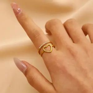 02 18K Real Gold Love 9250