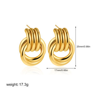 18k real gold large size t217_1