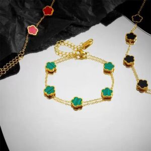 Green shell bracelet