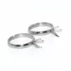 Wholesale Adjustable Stainless Steel Four Claw Base Empty Holder For DIY Handmade Jewelry Accessories Ring Setting Original Design