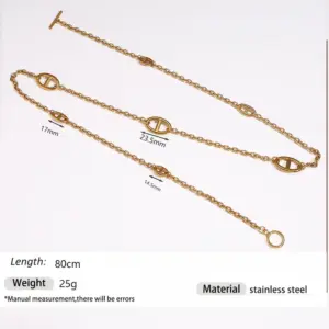 XL-101068-1【08 Cross Chain Style】 / XL-10168 [Length 80cm]