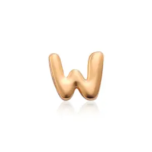 Rose Gold Letter W