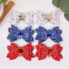 Wholesale Chinese Valentine's Day Bow Hair Clip Children's Onion Pink Star Bow Hair Accessory Festival Hair Accessory