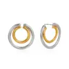 Wholesale Geometric Stud Earrings For Women, Waterproof Non Tarnish 304 Stainless Steel With 18K Real Gold PVD Coated Plating 0.01µm Thickness