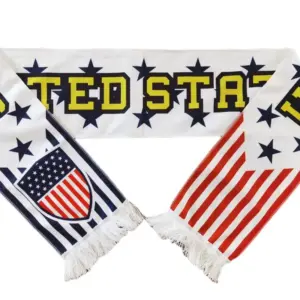 Custom American Fan Scarf (Satin/Elastic Fabric)